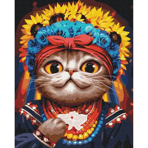 Картина по номерам Кошка Автор Марианна Пащук Brushme 40x50 см разноцветная 000221316