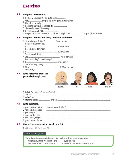 English Vocabulary in Use Elementary Book with Answers. Vocabulary Reference and Practice (3rd Edition) - фото 13