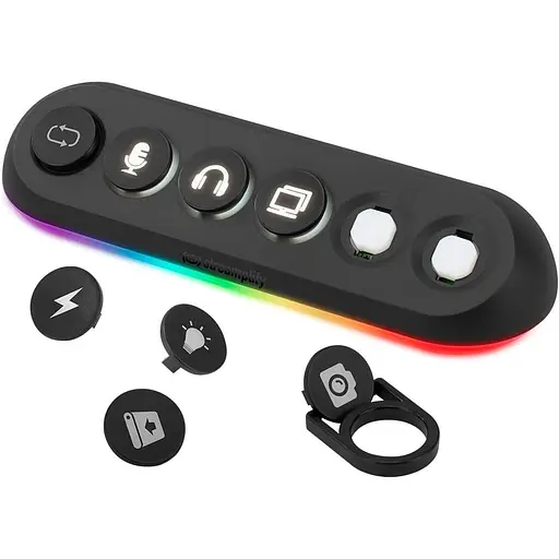 USB-Хаб Streamplify HUB DECK 5-RGB-EU-F, чорний - фото 7