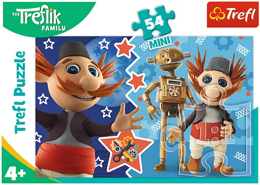 Набір Пазли - (54 елм. Міні) - "Інженер" / Сім'я Трефликів - фото 1