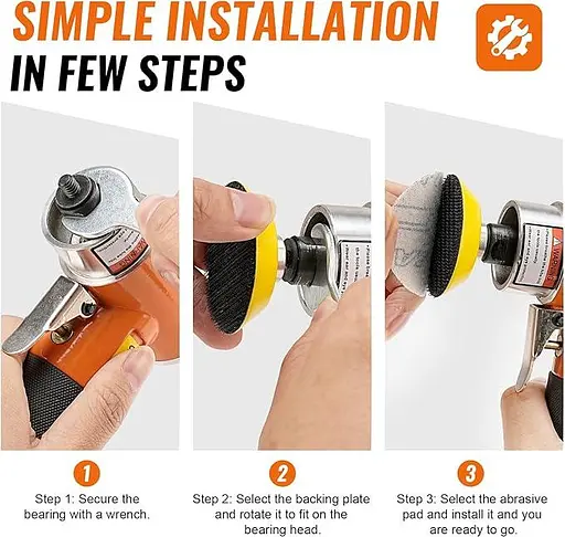 Пневматична шліфувальна машинка NuoDunco - фото 3