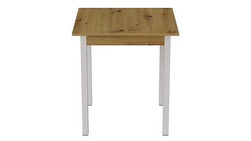 Стіл кухонний Ferrum-decor Дієго 75x90x90 Білий ДСП Дуб Артізан 16мм (FRD-105717) - фото 4