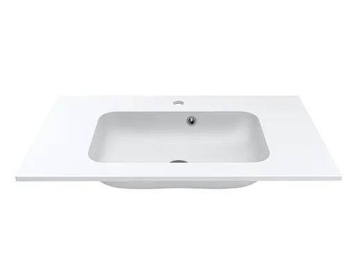 Умивальник Miraggio Della 800 mirasoft 0001070, Білий матовий - фото 2