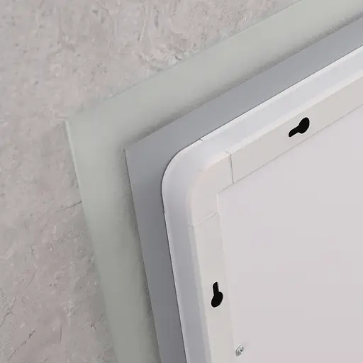 Дзеркало Mixxus Flat MR04-80x60 (LED Touch, годинник, антизапотівання, димер, регулювання яскравості) MI6928 - фото 5