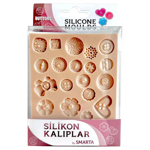 Силіконовий молд Гудзики Smarta - фото 1