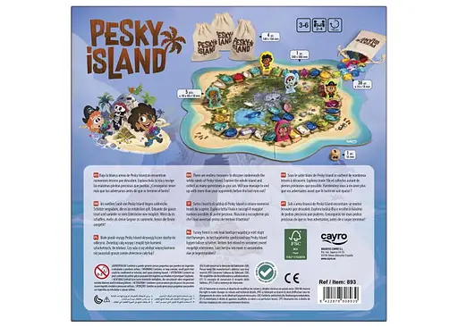 Настольная игра CAYRO Остров Непоседы (Pesky Island) (англ.) (893) - фото 6