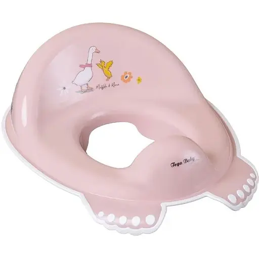 Накладка дитяча антиковзка на сидіння унітазу Tega Baby Forest Fairytale light pink - фото 1