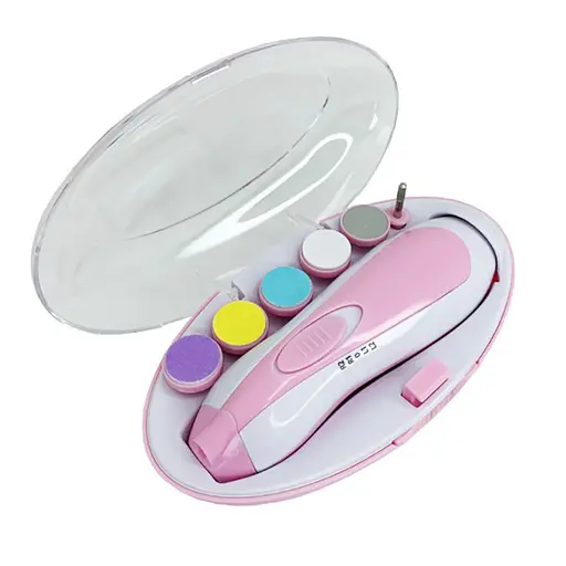 Дитячий електричний тример для нігтів Mega Zayka MGZ-0720(Pink) - фото 2