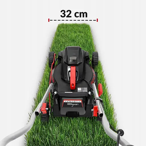 Газонокосарка акумуляторна Lehmann LGALM-4032 (32 см, 30 л) - фото 8