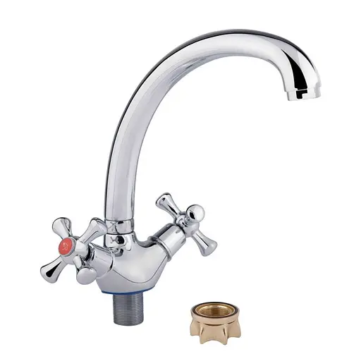 Смеситель для кухни Lidz (CRM)-30 21 271 03 Хром - фото 3