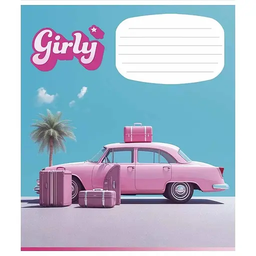 Зошит учнівський "Girly" 024-3330L-2 в лінію, 24 аркуша