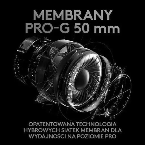 Комп'ютерна гарнітура Logitech G PRO X Wireless Lightspeed Black (981-000907) - фото 6