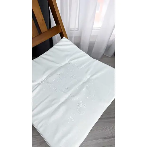 Водоотталкивающая подушка на стул Белый однотон (2 шт.) - фото 6