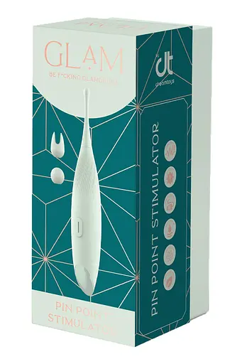 Вібратор Dreamtoys Glam Pin Point Stimulator 17 см м'ятний - фото 5