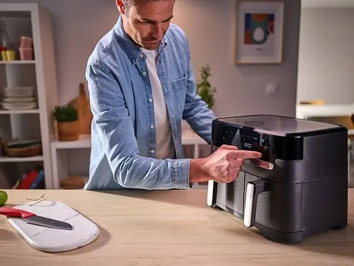 Мультипечь Tefal Dual Easy Fry&Grill Air Fryer EY905B10 [99153] - фото 4