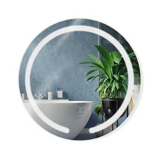 Дзеркало Kroner KRP Spiegel R1 - 6060 з LED-підсвічуванням та антизапітнінням CV030041, Білий - фото 1