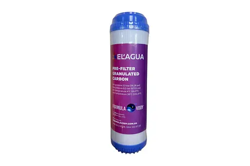 Картридж з гранульованим активованим вугіллям Formula Vody EL‘AGUA 2.5"х10"