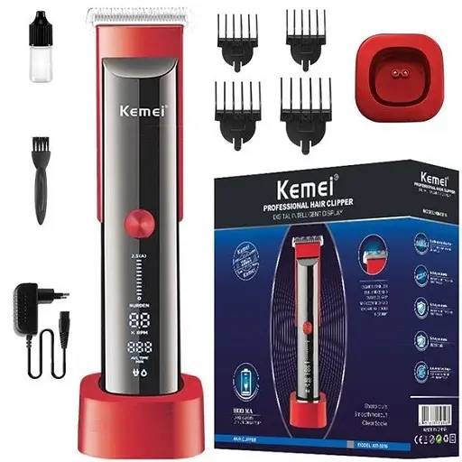 Професійна машинка Kemei Km-5016 для стрижки волосся - фото 3