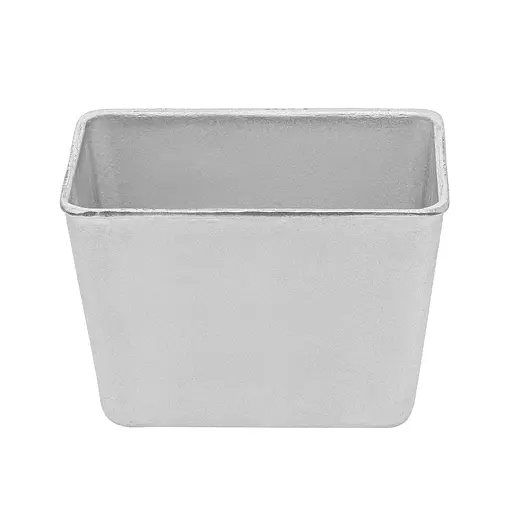 Форма хлібна алюмінієва для випічки домашнього прямокутного хліба у вигляді "півцеглинки" Л11, Полімет 82966 - фото 2