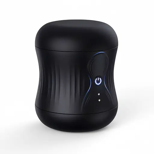 Автоматичний двосторонній мастурбатор Jaffen з 10 режимами Чорний K000714