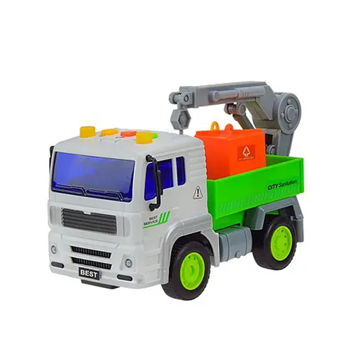 Модель автомобиля "Мусоровоз" AP9905C, свет, звук