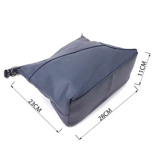 Женская сумка Vintage на два отделения из натуральной кожи 28х23х11 см sum0027621 - фото 3