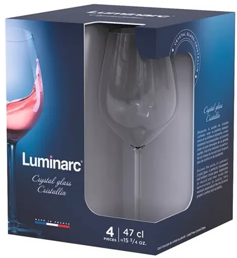 Набір келихів для вина Luminarc Menades 470 мл 4шт (V5960) - фото 4