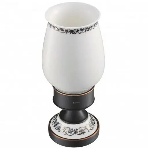 Склянка керамічна Kraus Apollo KEA-16513ORB бронза - фото 1