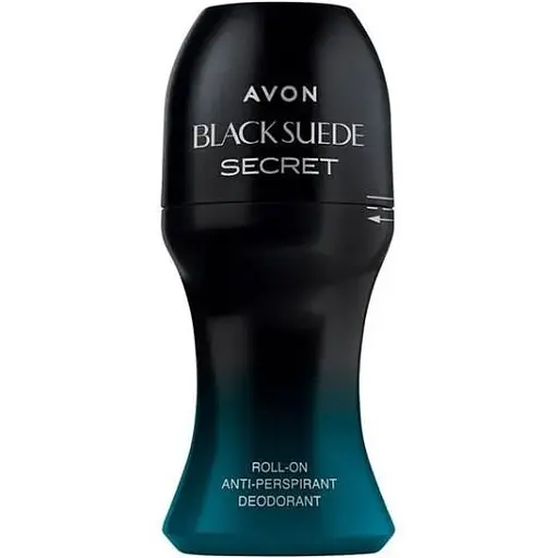 Дезодорант-антиперспірант з кульковим аплікатором Avon Black Suede Secret для нього 50 мл - фото 1