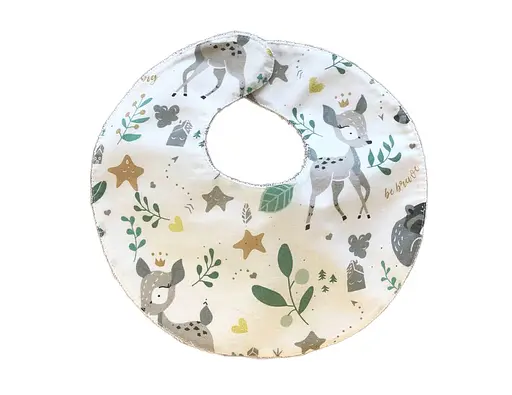 Непромокаемый слюнявчик Moontime "Лесная сказка" - фото 1