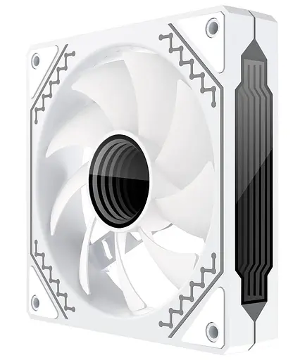 Вентилятор Coolmoon 120мм CM-W12-W Reverse (CM-W12-W-R) White - фото 6