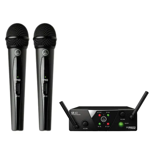 Микрофон AKG WMS40 Mini2 Vocal Set BD ISM2/3 EU/US/UK (WMS40 Mini2 Vocal Set BD ISM2/3 EU/US/UK) - фото 1
