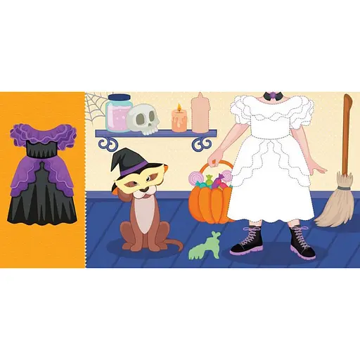 Детская книга с наклейками Одень куклу «Модница Алиса на карнавале» 615010 - фото 4