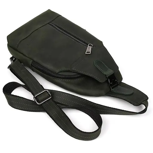 Кожаная сумка-слинг Tarwa 27х18х5 см sum0025518 - фото 2