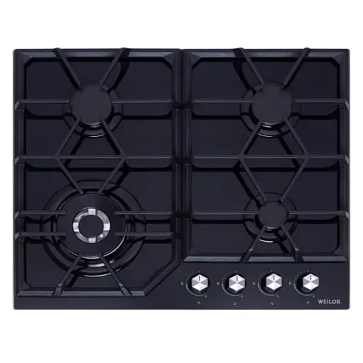Поверхность газовая на стекле Weilor GG W 604 BL