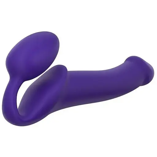 Безремневий страпон Strap-On-Me Violet L повністю регульований діаметр 3.7 см - фото 2
