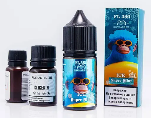 Набор компонентов для самозамеса солевой Flavorlab FL350 30 мл (Supermint Мята, 0-50 мг)