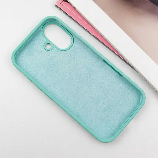 Чохол Epik Silicone Case Full Protective AA для Apple iPhone 16 Plus 6.7 Бірюзовий/Marine Green - фото 3