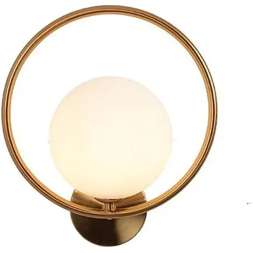 Настінна лампа NICRX 150 мм із білого скла