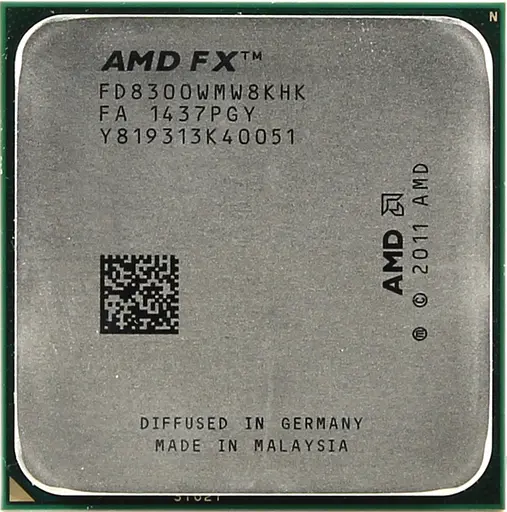 Процесор AMD FX 8300 (FD8300WMW8KHK) (Socket AM3+, 8T, 4.2 ГГц, Tray) Б/в - фото 1