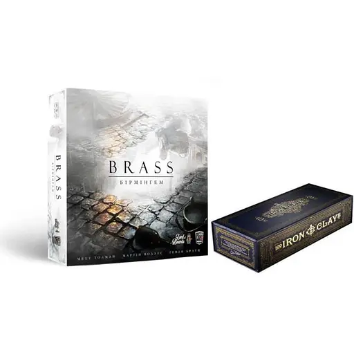 Настольная игра Lords of Boards Brass: Бирмингем (укр.) + Делюкс фишки (GP-CO121+1) - фото 1