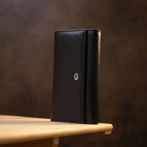 Кожаный женский кошелек ST Leather 19х10х3 см acs0018200 - фото 7