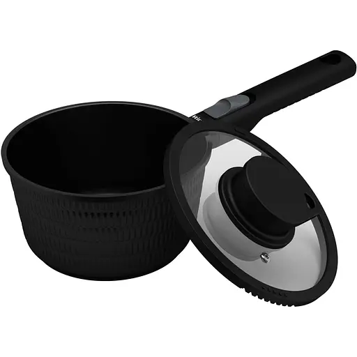 Ківш Ringel Grey Line  зі з'ємною ручкою з кришкою 16 см (RG-4155-16) - фото 3