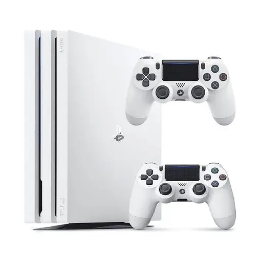 Консоль Sony PlayStation 4 PRO 1TB CUH 70-71 White обслугована + 2 Геймпада бездротових DualShock 4 + гарантія б/в - фото 1
