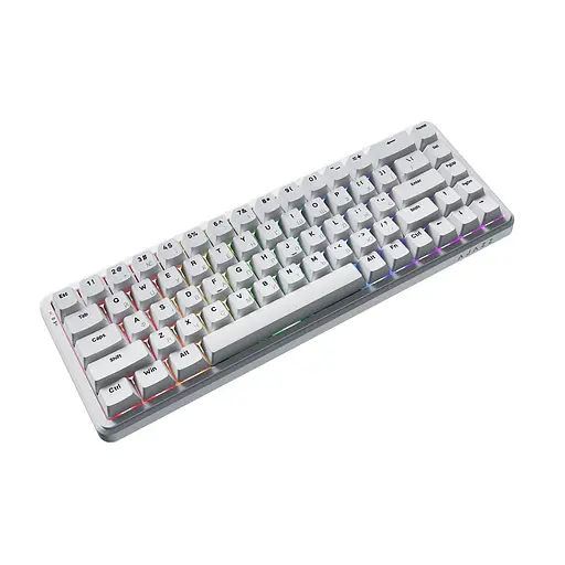 Клавіатура Ajazz AK680 MAX Magnetic Switch ABS White Keycaps RGB Aluminum Positioning Pl (AK680-WM-W-A) - фото 2