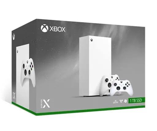 Игровая консоль Microsoft Xbox Series X All-Digital 1Tb Robot White + геймпад Microsoft Xbox Series X, S Robot White - фото 2