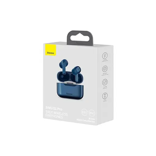 Наушники Baseus SIMU ANC True Wireles Earphones S1 Pro Blue (NGS1P-03) - фото 8
