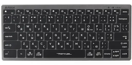Клавіатура A4Tech Fstyler FX61 USB Grey (FX61 USB (Grey)) - фото 1