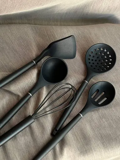 Набір кухонного приладдя Magio MG-1097B Чорний 12 предметів - фото 7