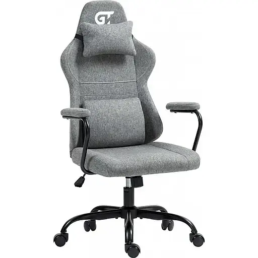 Геймерское кресло GT Racer (X-2322 Fabric Gray) - фото 1